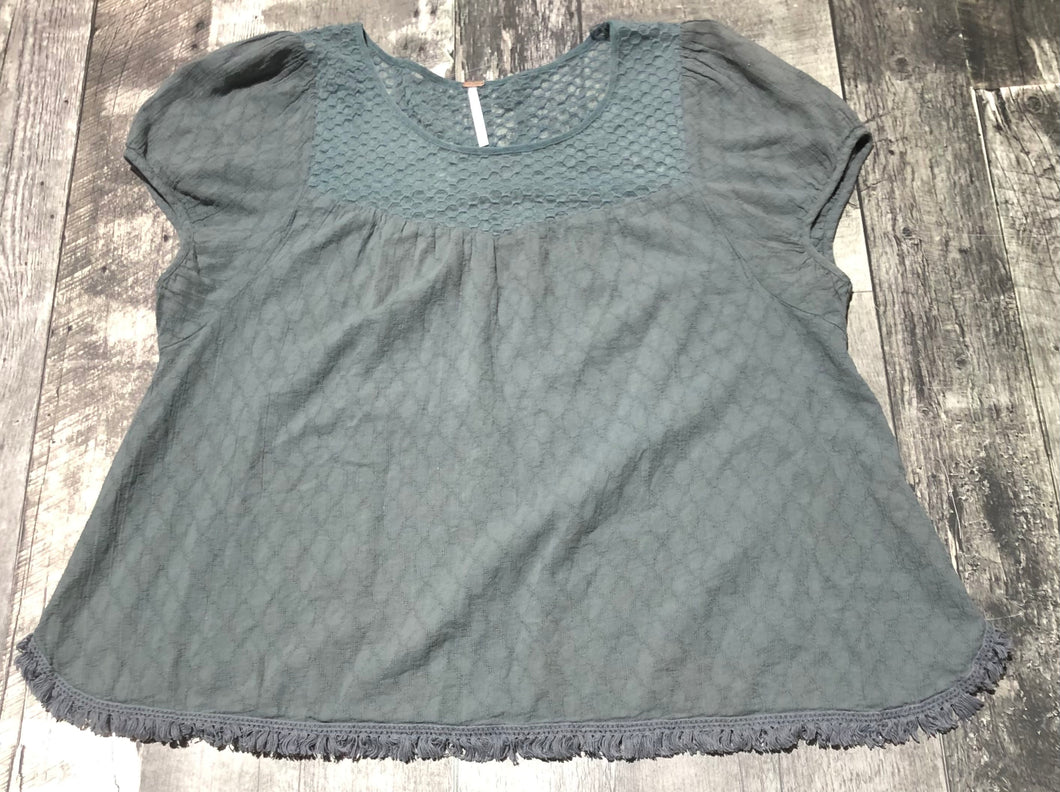 Free People teal tshirt - Hers size S