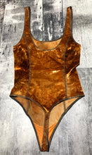Load image into Gallery viewer, Wilfred Free orange/dark orange velvet body suit - Hers size S
