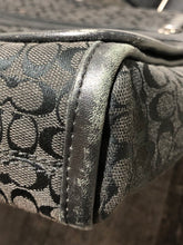 Load image into Gallery viewer, Coach black crossbody book bag
