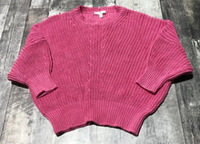 Load image into Gallery viewer, Banana Republic pink heavy knit 3/4 sleeve sweater - Hers size M
