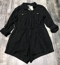 Load image into Gallery viewer, Aeropostale black long sleeve romper - Hers size L
