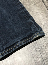 Load image into Gallery viewer, Abercrombie &amp; Fitch dark blue slim straight jeans - His size 28 x 30
