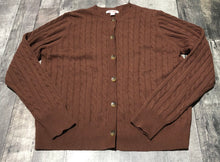 Load image into Gallery viewer, Joe Fresh brown knit cardigan - Hers size XL
