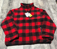 Load image into Gallery viewer, Mountain Warehouse red/black fleece half zip sweater - Hers size 14
