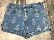Load image into Gallery viewer, Pilcro blue/pink high rise denim shorts - Hers size 28
