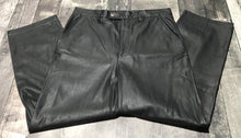 Load image into Gallery viewer, Levi black fake leather high rise pants - Hers size 31
