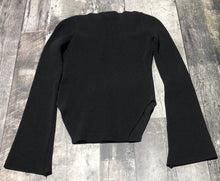 Load image into Gallery viewer, Oak + Fort black long sleeve blouse - Hers size S
