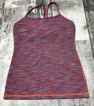 Load image into Gallery viewer, lululemon red/blue/purple tank top - Hers size 6
