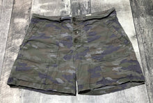 Load image into Gallery viewer, Anthropologie green/navy high rise shorts - Hers size 30
