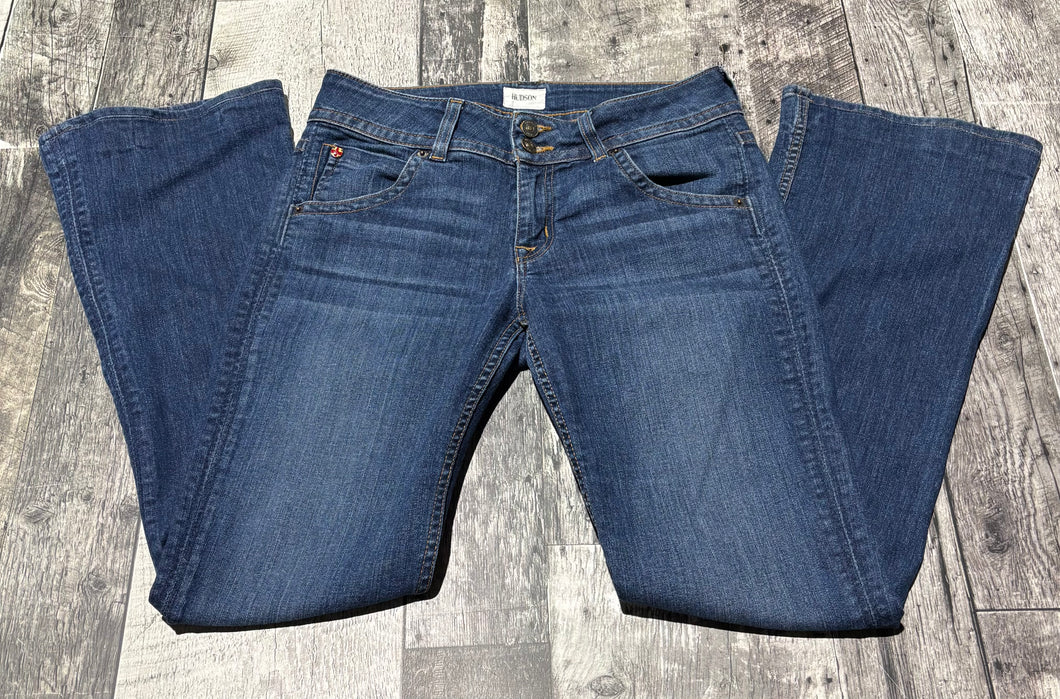 Hudson blue low rise flare jeans - Hers size 28