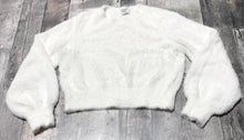 Load image into Gallery viewer, Sunday Best white crop fuzzy sweater - Hers size XS
