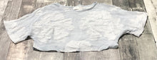 Load image into Gallery viewer, Wilfred light blue/white sheer crop blouse - Hers size XS
