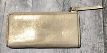 Load image into Gallery viewer, Coach gold wallet
