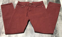 Load image into Gallery viewer, Naked &amp; Famous dark red slim straight jeans - His size 31

