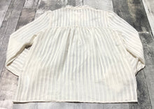 Load image into Gallery viewer, Soya Concept cream sheer long sleeve blouse - Hers size S
