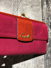 Load image into Gallery viewer, Coach pink/orange wallet
