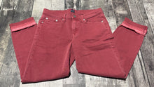 Load image into Gallery viewer, Gap dark pink mid rise skinny jeans - Hers size 28
