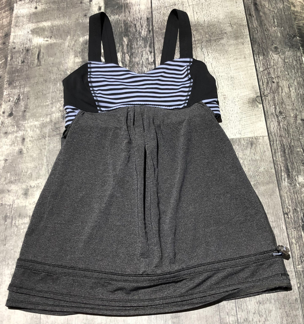 lululemon grey/light blue tank top - Hers size 4