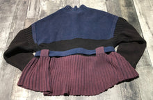 Load image into Gallery viewer, Wildfox blue/green/purple knit cardigan - Hers size M
