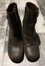 Load image into Gallery viewer, Fly Girl brown wedge boots - Hers size 38
