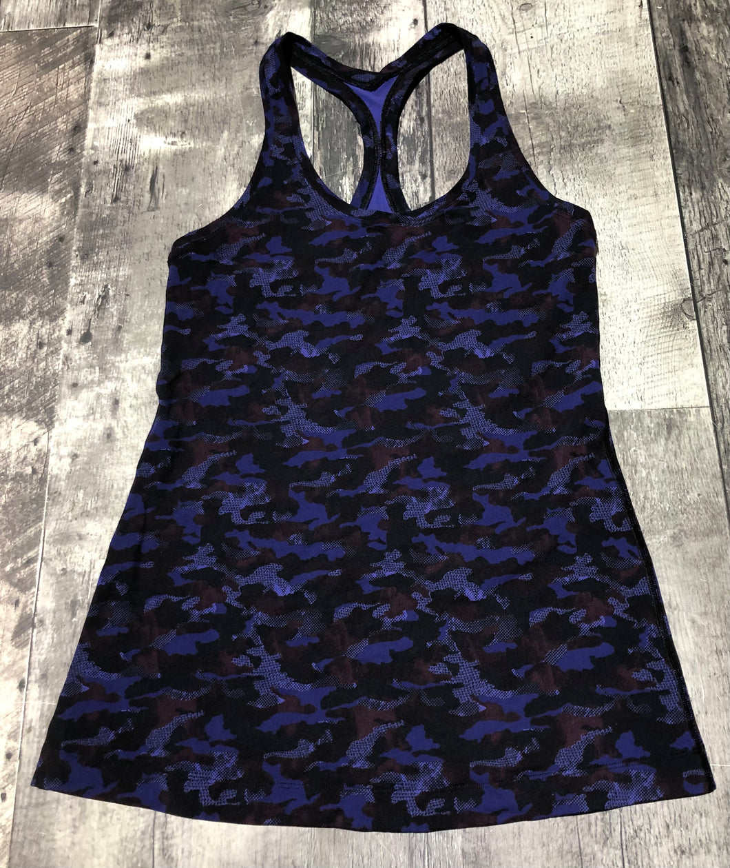 lululemon black/purple/blue tank top - Hers size approx S
