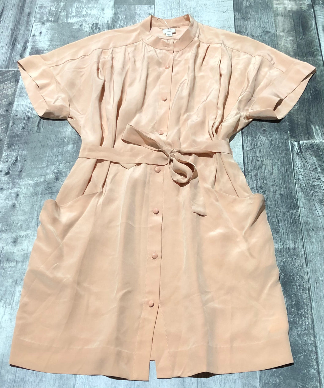 Wilfred peach 100% silk dress - Hers size S
