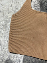 Load image into Gallery viewer, Babaton light brown cropped tank top - Hers size XS
