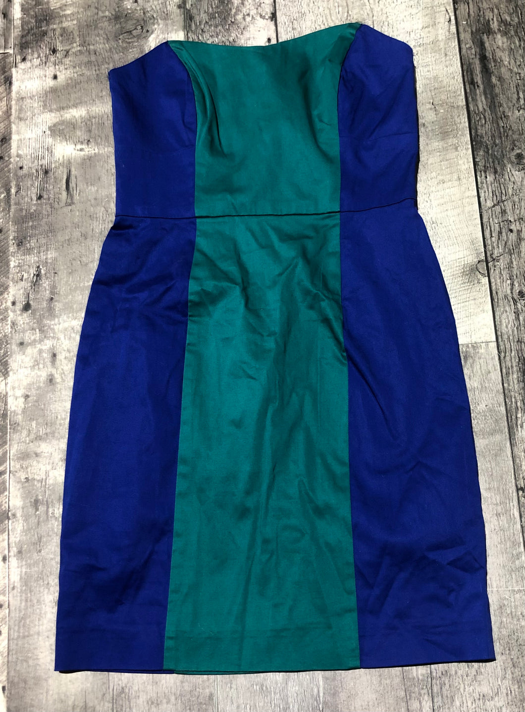 French Connection blue/teal strapless dress - Hers size 8