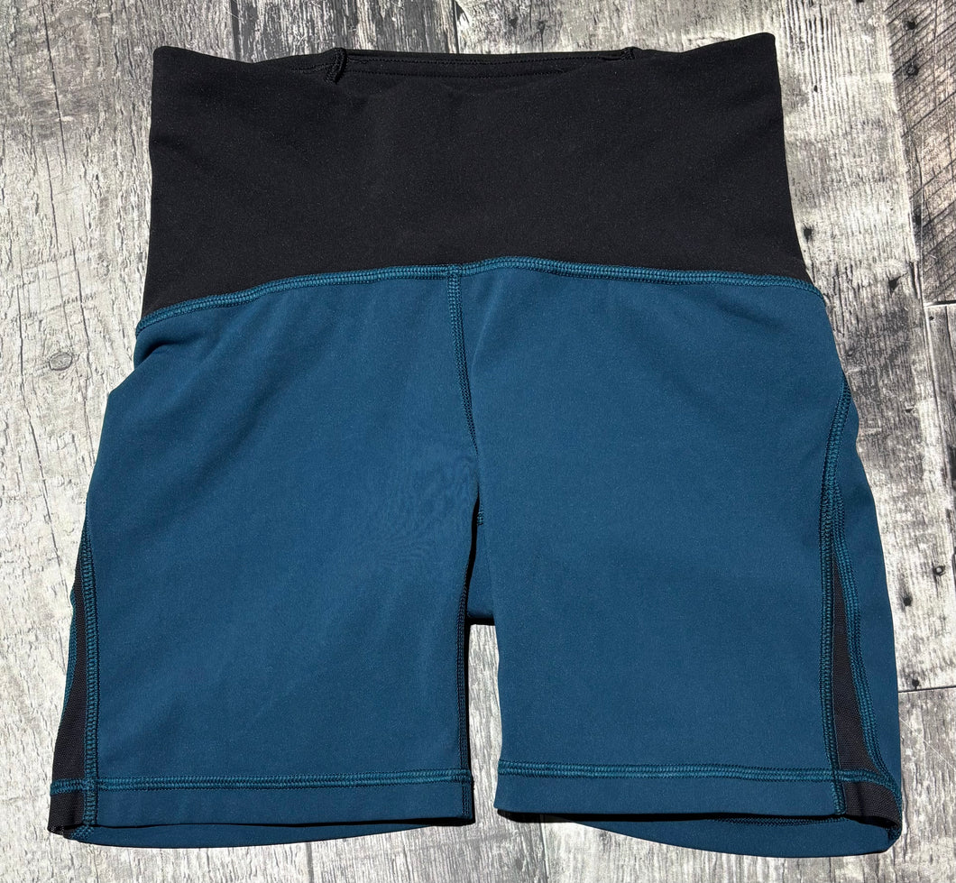 lululemon dark teal shorts - Hers size 4