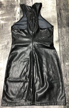 Load image into Gallery viewer, Ten by Babaton black fake leather mini dress - Hers size 00
