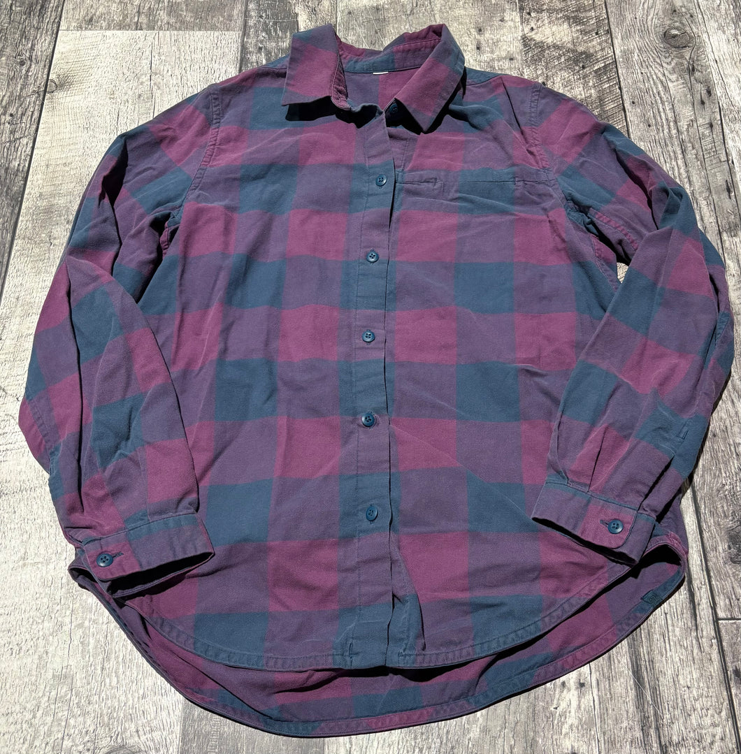 lululemon purple/blue button up - Hers size 4
