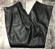 Load image into Gallery viewer, Levi black fake leather high rise pants - Hers size 31
