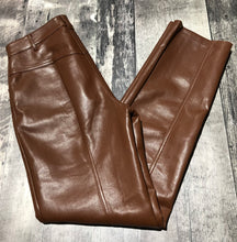 Load image into Gallery viewer, Wilfred brown high rise fake leather pants - Hers size 4
