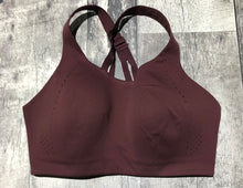 Load image into Gallery viewer, lululemon burgundy sports bra - Hers size 34 DDD
