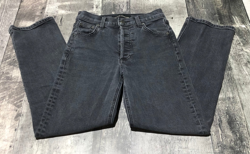 Denim Forum dark grey high rise straight jeans - Hers size 23