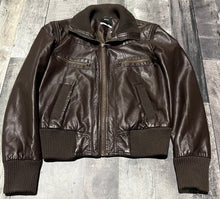 Load image into Gallery viewer, BDG brown fake leather jacket - Hers size M
