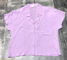 Load image into Gallery viewer, Wilfred Free purple crop button up - Hers size XXS
