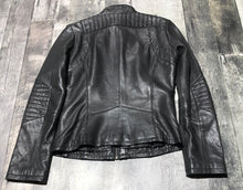 Load image into Gallery viewer, Michael Kors black real leather jacket - Hers size XS

