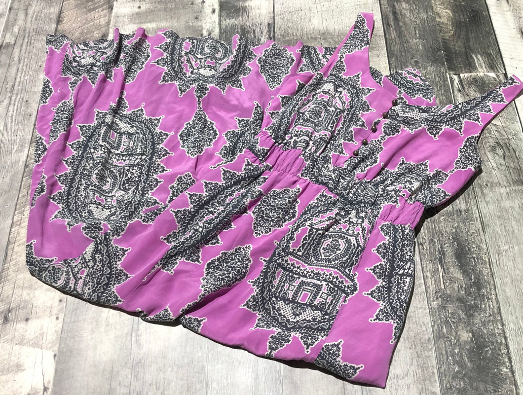 Maeve purple/dark grey/white dress - Hers size XS