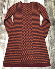 Load image into Gallery viewer, Cynthia Rowley dark red/orange long sleeve dress - Hers size S
