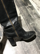 Load image into Gallery viewer, Tory Burch black mid calf heel boots - Hers size 8.5
