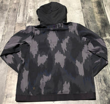 Load image into Gallery viewer, lululemon black/purple grey zip up hoodie - His size M
