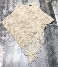 Load image into Gallery viewer, Tna cream knit poncho - Hers approx size S/M
