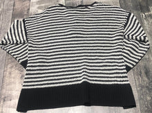 Load image into Gallery viewer, White House Black Market white/black knit sweater - Hers size M
