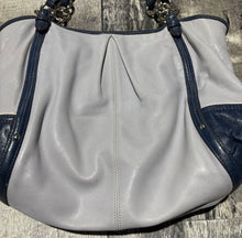 Load image into Gallery viewer, Coach blue/light blue purse

