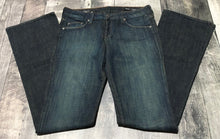 Load image into Gallery viewer, William Rast dark blue low rise flare jeans - Hers size 26
