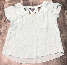 Load image into Gallery viewer, Maeve light blue sheer blouse - Hers size 10
