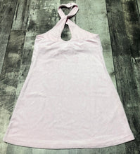 Load image into Gallery viewer, Fabletics light pink terry cloth mini halter dress - Hers size M
