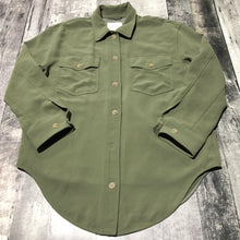 Load image into Gallery viewer, Wilfred the ganna green button up light casual jacket - Hers size L

