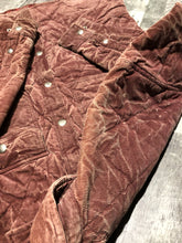 Load image into Gallery viewer, BDG mauve/cream button up light jacket - Hers size S
